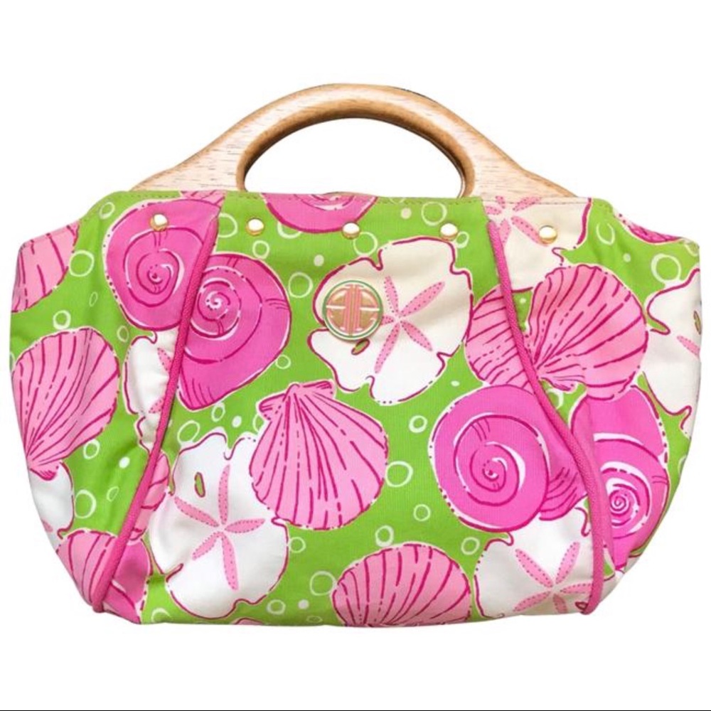 Lilly Pulitzer pink seashell purse